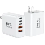 Fast Charger 60W 5 Port Type Wall Plug 2PACK Iphone Ipad Block. Fixed Price $46.99.
