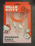 Hello Kitty Sanrio 4' Red Charging Cable Type-c To Nib New. Fixed Price $12.99.