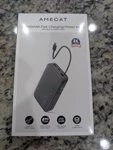 Amegat 20000MAH Fast Charging Power Bank W/built-in Usb-c Cable. Fixed Price $36.00.