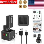 Ring Battery Dual Charger Dock, Usb-c Fast Charging Station For 2/3/4 Cam. Fixed Price $25.30.