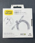 Otterbox Premium Pro Usb-c To Fast Charge 2M/6.6FT Cable White. Fixed Price $15.99.