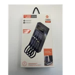 Portable Solar Power Bank 20000MAH Fast Charging Battery Pack With 4 Cables. Fixed Price $49.59.