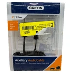 6 /1.8M Auxiliary Audio Cable Lot Of 2 Griffin- IPHONE-IPOD-MP3 149. Fixed Price $8.98.
