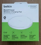 Belkin Boostcharge 15W Wireless Charging Pad WIA012 Ttwh - White Open Box. Fixed Price $11.99.