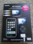 Isound Av Cables For Ipod Iphone (new, Never Opened). Fixed Price $8.99.