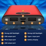 90000MAH 2 Usb Portable Power Bank Lcd Thin Battery Charger For Samsung Iphone. Fixed Price $13.99.
