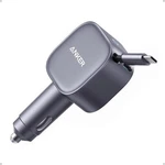 Anker Usb-c Car Charger 75W Adapter Built-in Retractable Cable For Iphone 16/MAC. Fixed Price $49.99.