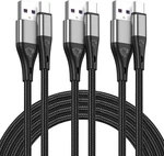 3 Pack 10FT Usb Cable Halihall Braided Fast Charging Extra Long Charger Cord. Fixed Price $25.49.