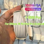 100W Fast Charger Usb-c To Pd Cable For Ipad Macbook Pro Iphone 16 15 Lot. Fixed Price $53.07.