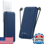 Aonimi Portable Charger Built-in Cables Ac Wall Plug Ultra Slim 13800MAH Usb-c. Fixed Price $47.92.