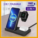 Wireless Charging Station For Apple Watch Air Pods Iphone 16 15 14 13 12. Fixed Price $19.88.