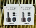 2 Pack Official Samsung 45W Ports Super Fast Charging Dual Car Charger + Cable. Fixed Price $13.98.