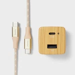 6' Usb-c To Iphone 25W Power Delivery Home Charging Kit Heyday White Pine. Fixed Price $10.95.