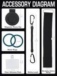 Magnetic Belt Clip Universal Wrist/backpack Phone Holder Mount Running Hiking. Fixed Price $26.75.