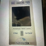 Infinitek 32W Power Delivery Usb-c & Wall Charging Pack 3.3 Ft Cable Black. Fixed Price $12.00.