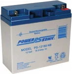Power-sonic Genuine PS-12180NB 12V Ah Rechargeable Sla Battery. Fixed Price $44.85.