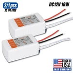 Led Driver Ac 120V/240V To Dc 12V Transformer Power Adapter Home Converter 18W. Fixed Price $8.09.