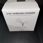 Uline H-11501 3-IN-1 Wireless Charger White For Iphone Apple Watch Airpods. Fixed Price $19.99.