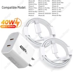 Pd 40W Type Wall Adapter Fast Charger Usb Data Cable For Iphone 14 13 12 11. Fixed Price $9.68.