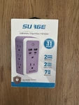 Aduro Surge Glow Multi-charging Station Lavender Color, New, Open Box. Fixed Price $21.00.