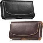 Large Cell Phone Belt Clip Leather Holster Carrying Pouch Cover Case W/ Otterbox. Fixed Price $11.98.