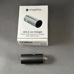Mophie Usb Car Charger Sleek Aluminum 12W Silver. Fixed Price $16.00.