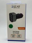 Zgear Fast Car Charger - Three Usb Ports 22W. Fixed Price $7.99.