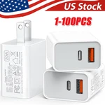 For Iphone 17 16 15 11 20W Fast Charger Block Usb Type Wall Power Adapter Lot. Fixed Price $609.00.