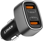 Lihan Car Charger Dual QC3.0 Usb Adapter 2 Port Fast Compatible Phone New. Fixed Price $14.99.