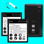 High Capacity 2X 2650MAH Lithium Battery Wall Charger For Cricket Debut U319AA. Fixed Price $47.86.
