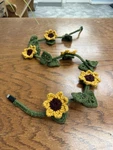 Phone Charger With Handmade Crocheted Sunflower Design, Usb-c Cable 3.3 Ft. Fixed Price $20.00.