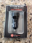 Celltronix Titanium Dual Port Fast Car Charger Usb-a Usb-c Black. Fixed Price $9.99.
