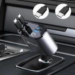 Thlevel Retractable Car Charger 4 In 1 Usb Fast With Dual Pack. Fixed Price $30.66.