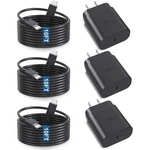 Super Fast CHARGER,3 Pack Type 25W Usb Wall Charging With 10.... Fixed Price $26.10.