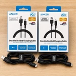2 Pack Anker Usb Cable 6FT Braided Fast Charging Durable Charger Cord. Fixed Price $9.99.