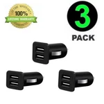 3X Dual Ports 3.1A Usb Car Cigarette Charger Lighter Digital Voltmeter 12V/24V. Fixed Price $7.23.