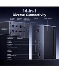 Ugreen 14-IN-1 Usb-c Docking Station 100W Max Hdmi Dp RJ-45 Card Reader 45053. Fixed Price $100.00.