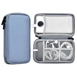 Miloocul Portable Charger Organizer Travel Case Single Layer-small, Gray&blue. Fixed Price $18.42.