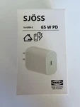 Ikea Sjoss 65W Usb-c Charger Port Fast Pd Charging Plug 606.184.62 New. Fixed Price $28.95.