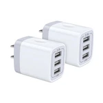 Hootek 2-PACK 3-PORT Usb Wall Charger 3.1A Power Adapter Multi-device Quick. Fixed Price $22.97.