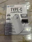 Electronic Necessities Rechargeable Type-c & Usb Power Bank 3600MAH Flashlight. Fixed Price $24.99.