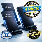 3 Pack Wireless Fast Charger Stand Dock Cradle For Apple Iphone Samsung Galaxy. Fixed Price $19.99.
