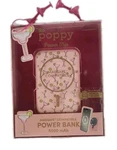 Xo Poppy Magsafe Compatible Power Bank 5000 Mah Cocktails Theme Pink New. Fixed Price $19.95.