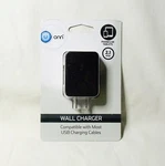Onn Universal Wall Charger 5V 2.1 Amp Output, 100-240V Input (new Sealed). Fixed Price $12.99.