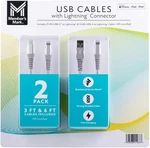 Lot Of 4 - Members Mark Usb/usbc Cables For Iphone. Fixed Price $52.99.