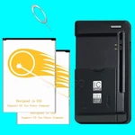 2X 2300MAH Rechargeable Battery Charger & Sim Card Pin F Alcatel Tetra 5041C Usa. Fixed Price $47.41.