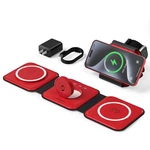 Ucomx 3 1 Charging Station (red) For Multple Devices,foldable Wireless. Fixed Price $13.99.