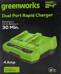Greenworks 24V Dual Port Battery (genuine Charger). Fixed Price $55.95.