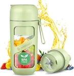 Amzchef Portable Blender With 10-BLADE For Sports And Travel,type-c Rechargeable. Fixed Price $23.79.