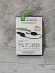 Retrak Premier Series Dual Function Car Charger And The Go Battery Pack New. Fixed Price $15.99.